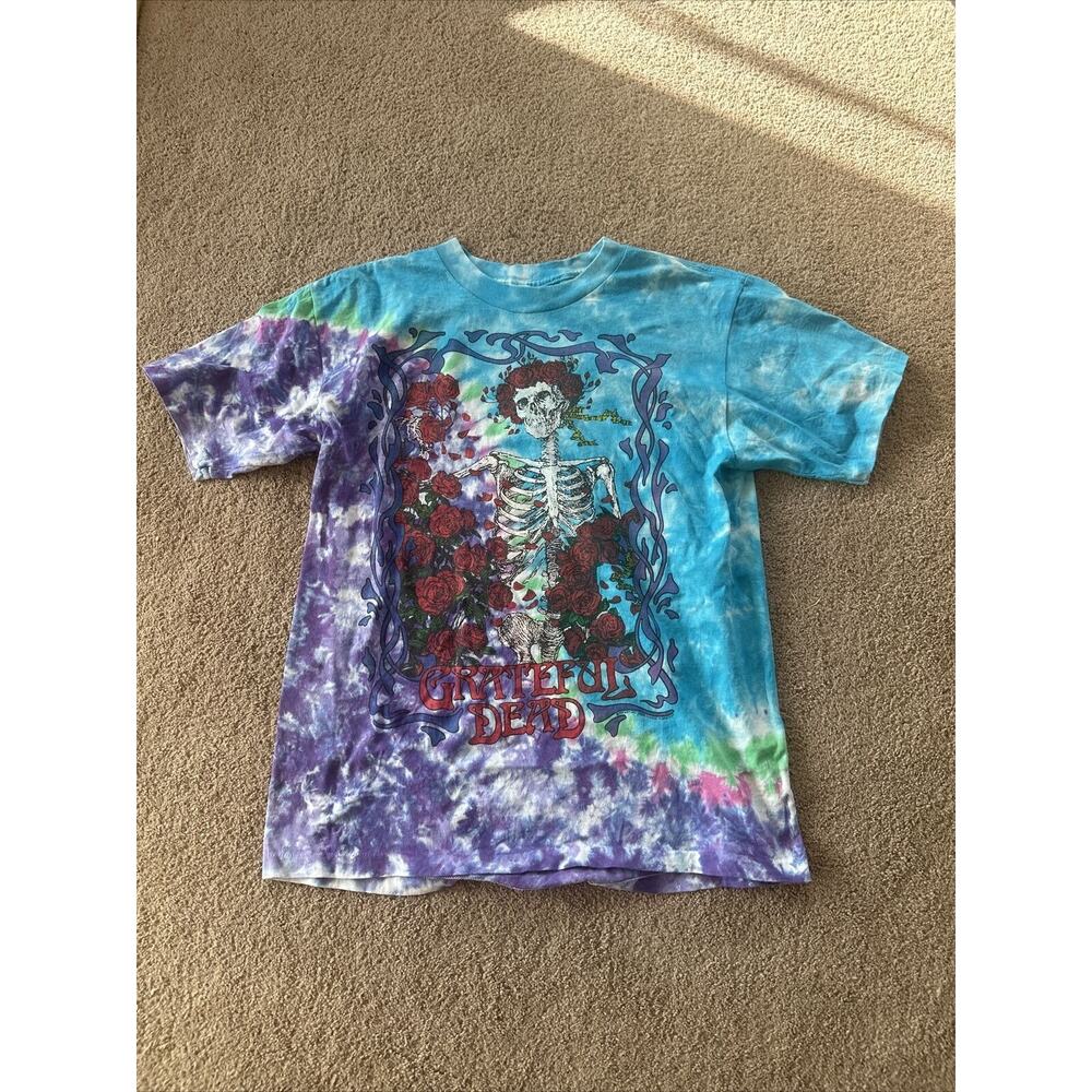 1990 - Grateful Dead Vintage Tie Dye Tee Liquid blue - XL